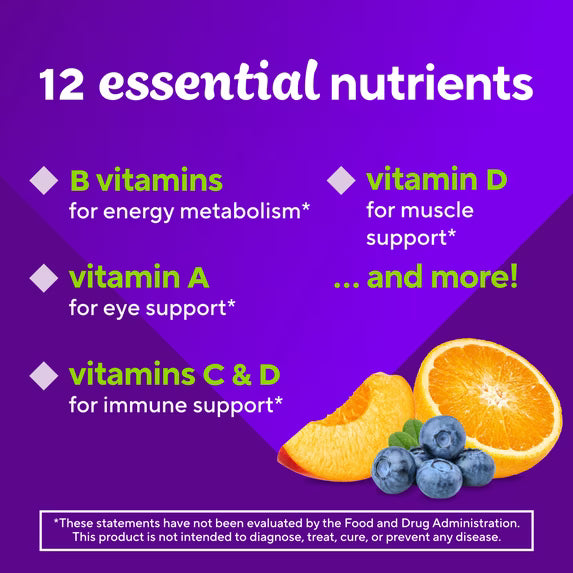 vitafusion MultiVites Gummy Multivitamins for Adults, Berry
