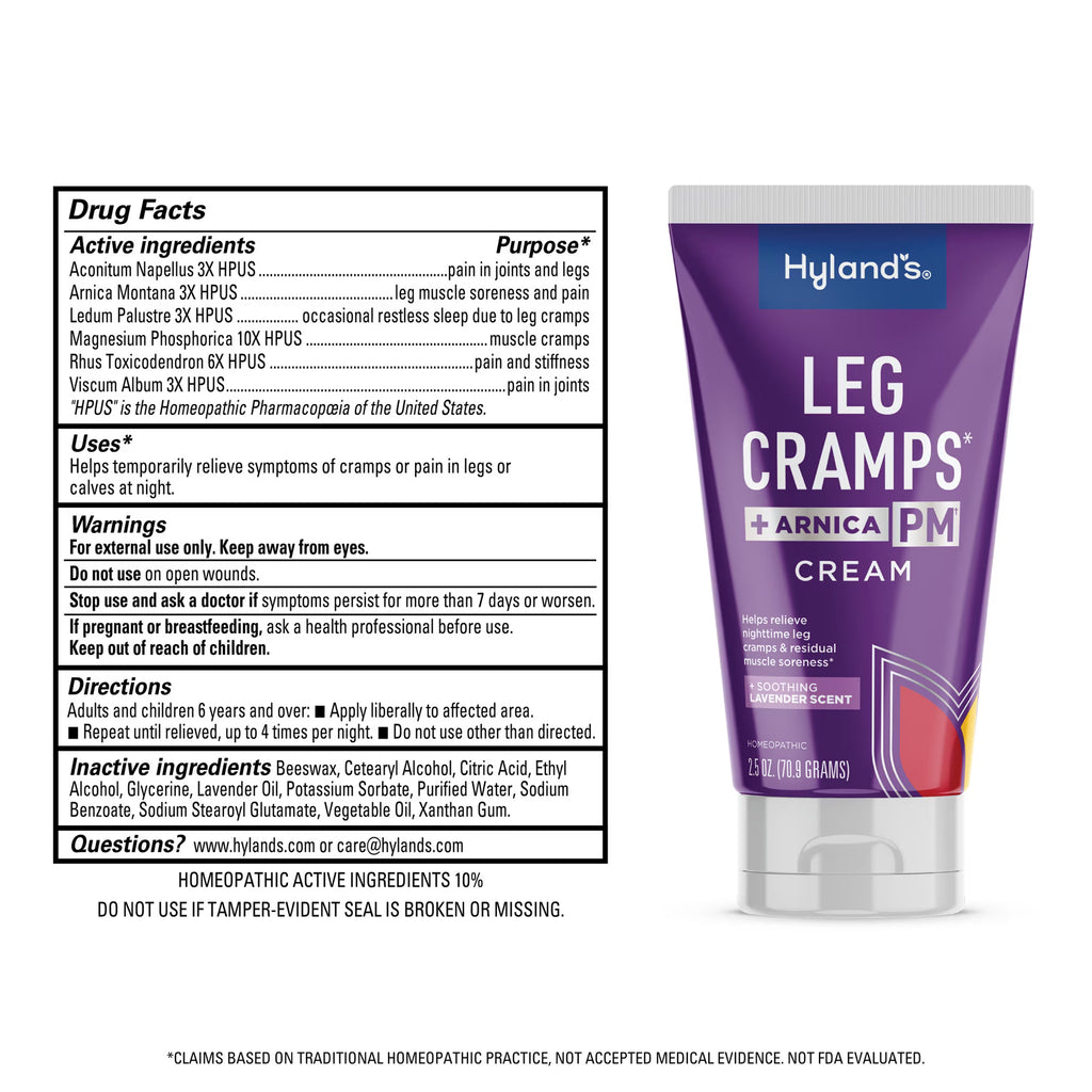 Hyland's Leg Cramps PM Topical Pain Relief Cream - 2.5 oz