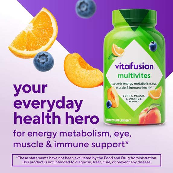 vitafusion MultiVites Gummy Multivitamins for Adults, Berry