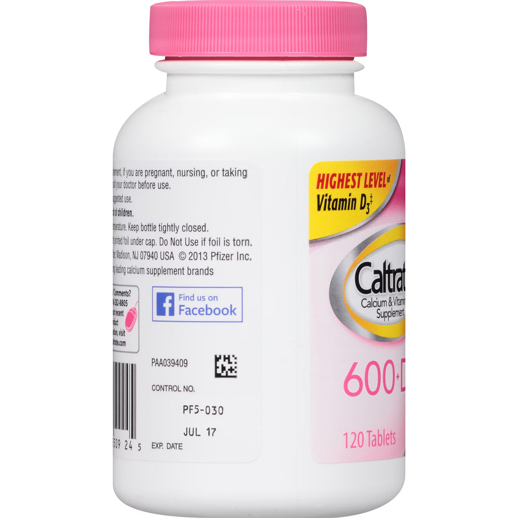 Caltrate 600+D3 Calcium and Vitamin D Supplement