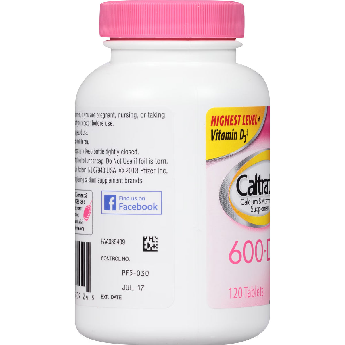 Caltrate 600+D3 Calcium and Vitamin D Supplement