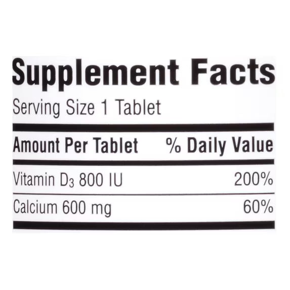 Caltrate 600+D3 Calcium and Vitamin D Supplement