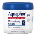 Aquaphor Moisturizing Face and Body Cream, 16 oz Jar
